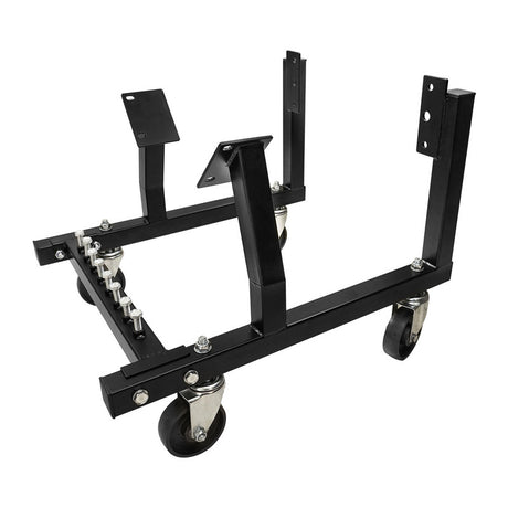 Proflow Engine Dolly Cradle, Heavy Duty, Suit GM LS Engines, 4'' Cast Iron Wheels, 40mm Square Tube, Black Powder Coated, Kit - PFE-EN10139 PFE-EN10139