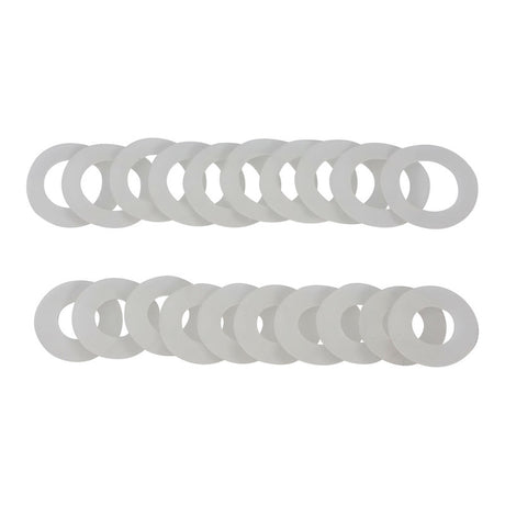 Proflow Gasket, Needle and Seat, Nylon, Suit Holley, Quick Fuel, Top/Bottom, 10 Of Each, Bulk Pack - PFE-GKNSN-10 PFE-GKNSN-10