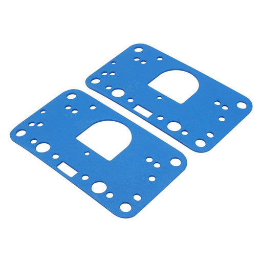 Proflow Metering Block Gasket, Blue Non Stick, Suits 2300 4150 4160, 4500 Two Circuit Holley Carburettors, Price Per Pair - PFE-H108-89 PFE-H108-89