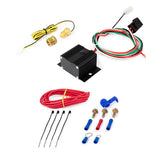 Proflow Adjustable Electric Fan Controller Wiring Harness Kit, Thread-In Thermostat, 150-240 Degree F, Black - PFE-HC7110BK PFE-HC7110BK