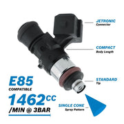 Proflow Bosch Motorsport Fuel Injector, 1462/1650cc, EV14 Jetronic, Short Body Length, 0280158333, Each - PFE-INJ333