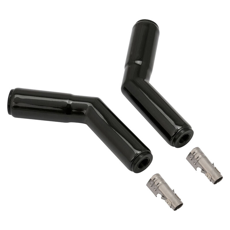 Proflow SuperMax Wire, 135 Degree Ceramic Spark Plug Boot and Terminal, 2 Boots, 2 Terminals, Pair - PFE-L135SPCTKT PFE-L135SPCTKT