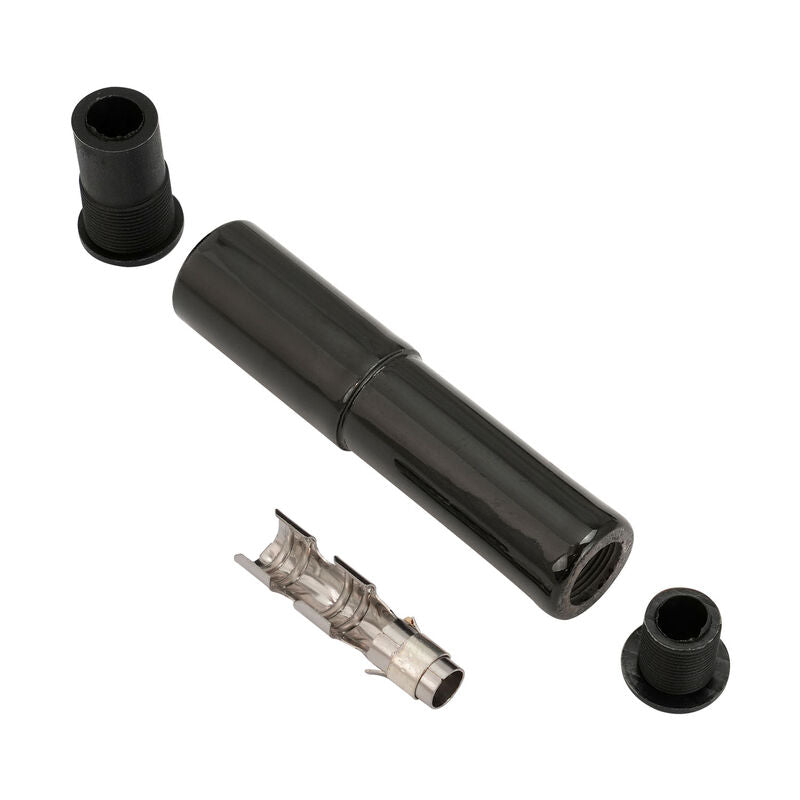 Proflow SuperMax Wire, Straight Ceramic Spark Plug Boot and Terminal, 2 Boots, 2 Terminals, Pair - PFE-L180SPCTKT
