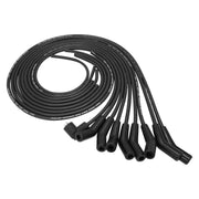 Proflow SuperMax Wire, Ignition Lead Kit, 8.5mm Spiral Core, Black, 135 Deg Plug, Hei & Socket Cap, Universal, V8 with Separator Set - PFE-L85135BK PFE-L85135BK