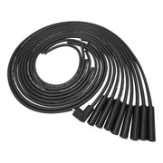Proflow SuperMax Wire, Ignition Lead Kit, 8.5mm Spiral Core, Black, Straight Plug, Hei & Socket Cap, Universal, V8 with Separator Set - PFE-L85180BK PFE-L85180BK