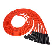Proflow SuperMax Wire, Ignition Lead Kit, 8.5mm Spiral Core, Red, Straight Plug, Hei & Socket Cap, Universal, V8 with Separator Set - PFE-L85180R PFE-L85180R