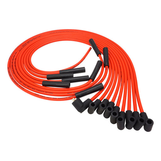 Proflow SuperMax Wire, Ignition Lead Kit, 8.5mm Spiral Core, Red, Dual Fit Straight & 90 Deg Plug, Hei & Socket Cap, Universal, V8 with Separators - PFE-L851890R PFE-L851890R