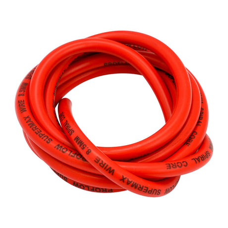 Proflow SuperMax Wire, 8.5mm Spiral Core, 50 ohm/ft, Red, 2 Metre Length - PFE-L852MR PFE-L852MR
