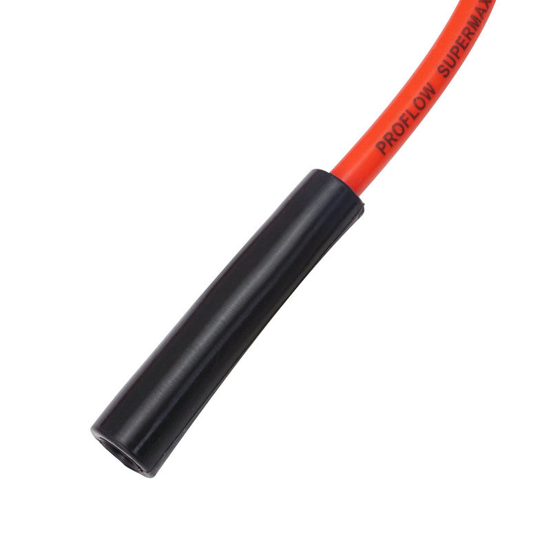 Proflow SuperMax Wire, Ignition Lead Kit, 8.5mm Spiral Core, Red, Coil Relocation Kit, Cut To Length, LS Chevrolet, Holden Commodore, Set - PFE-L85LSCTFR