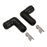 Proflow SuperMax Wire, 90 Degree Ceramic Spark Plug Boot and Terminal, 2 Boots, 2 Terminals, Pair - PFE-L90SPCTKT PFE-L90SPCTKT