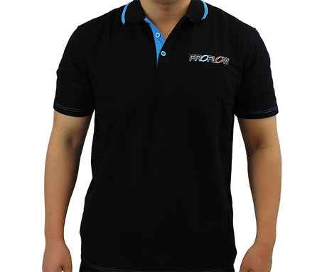 Proflow CORPERATE POLO BLACK/BLUE XXS - PFE-POLO-XXS PFE-POLO-XXS
