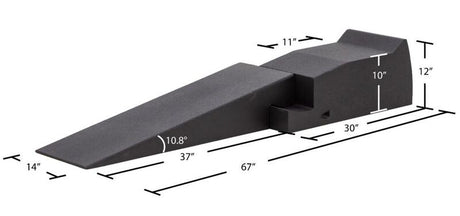 Proflow Pro Ramp, Race Ramps, Ramps, 2-piece, 10.8 Degree, 10 in. Tall, Pair - PFE-PRP-XT-2 PFE-PRP-XT-2