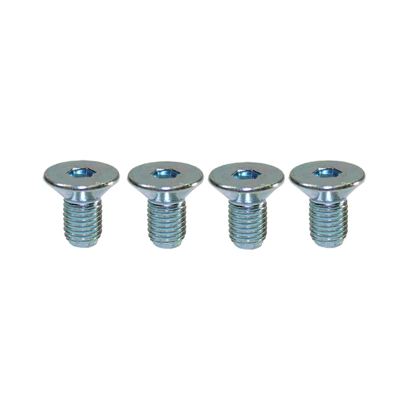 Proflow Water Pump Pulley Bolts, To Suit Allloy Pulley Countersunk Silver, 5/16 in.-24 x 5/8 in., Set Of 4 - PFE-R0005 PFE-R0005