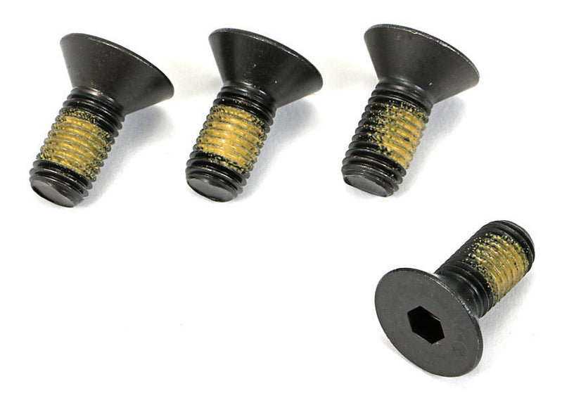Proflow Water Pump Pulley Bolts, To Suit Allloy Pulley Countersunk Black, 5/16 in.-24 x 3/4 in., Set Of 4 - PFE-R0005BK PFE-R0005BK
