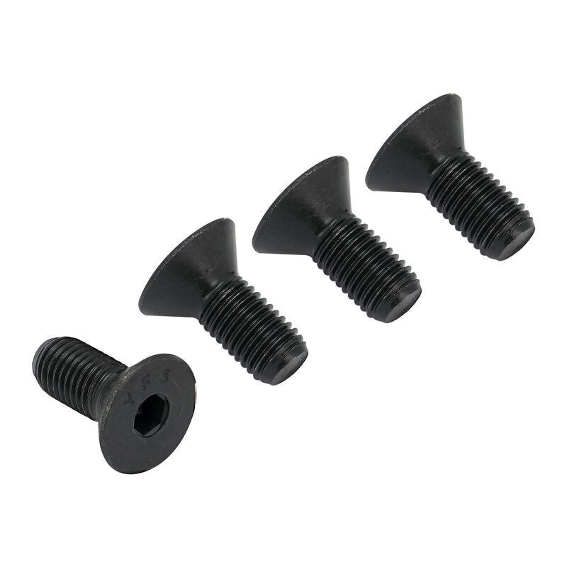 Proflow Water Pump Pulley Bolts, To Suit Allloy Pulley Countersunk Black, 5/16 in.-24 x 3/4 in., Set Of 4 - PFE-R0005BK PFE-R0005BK
