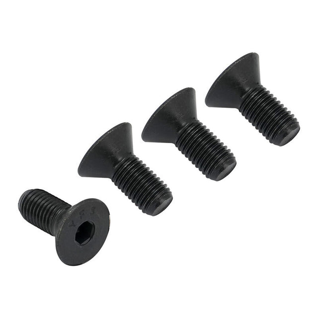 Proflow Water Pump Pulley Bolts, To Suit Allloy Pulley Countersunk Black, 5/16 in.-24 x 3/4 in., Set Of 4 - PFE-R0005BK PFE-R0005BK