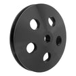 Proflow Power Steering Pulley, V-belt Style, Single Groove, Type 2 Pump .665in Press Fit, 5.80 in. O.D, Chev, Aluminum, Black - PFE-R3722BK PFE-R3722BK