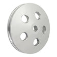Proflow Power Steering Pulley, V-belt Style, Single Groove, Type 2 Pump .665in Press Fit, 5.80 in. O.D, Chev, Aluminum Chrome, - PFE-R3722C PFE-R3722C