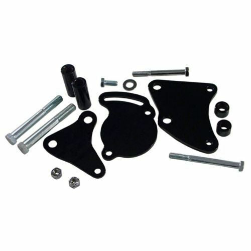 Proflow Power Steering Steel Bracket Kit Fits Saginaw Type II Pump, SB Chev Short Water Pump Black - PFE-R3727BK PFE-R3727BK