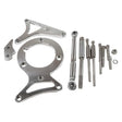 Proflow Alternator & Power Steer Bracket Kit Aluminium Polished SB For Ford 79-on - PFE-R4306 PFE-R4306