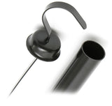 Proflow Transmission Dipstick and tube, Steel, Black, TH350, 34 in. Length, Each - PFE-R4994BK