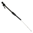 Proflow Dipstick with Tube, Engine, Braided Black Stainless Steel/Aluminium, For Chevrolet, Small Block, 1980-Up, Each - PFE-R5001BK PFE-R5001BK