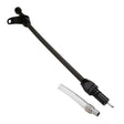Proflow Transmission Dipstick, Black Braided Stainless Steel, Bellhousing Mount TH350, Case Fill, Each - PFE-R5004BK PFE-R5004BK