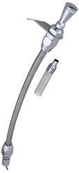 Proflow Transmission Dipstick, Braided Stainless Steel, Bellhousing Mount, GM, TH400, Each - PFE-R5005 PFE-R5005