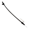 Proflow Transmission Dipstick, Braided Black Stainless Steel, Black Handle, Firewall Mounting For Ford, C-6, Each 29 in. Long - PFE-R5101BK PFE-R5101BK