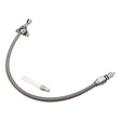 Proflow Transmission Dipstick, Braided Stainless Steel, Polished, Firewall Mount, TH350. TH400, Case Fill, Each - PFE-R5104 PFE-R5104