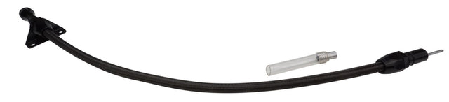 Proflow Transmission Dipstick, Braided Stainless/Black Steel, Firewall Mount, 700R4, 4L60E, Each - PFE-R5106BK PFE-R5106BK