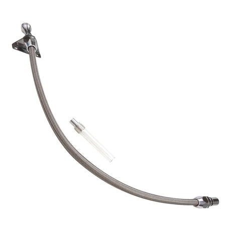 Proflow Transmission Dipstick, Braided Stainless Steel, Polished Handle, Bellhousing Mount, For Chrysler, A-727, Each - PFE-R5113 PFE-R5113