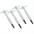 Proflow Aluminum Chrome T-Bar Valve Cover Nuts 1/4 in.-20 x 1-1/4 in. (4-5/8 in. Long) - PFE-R6018 PFE-R6018