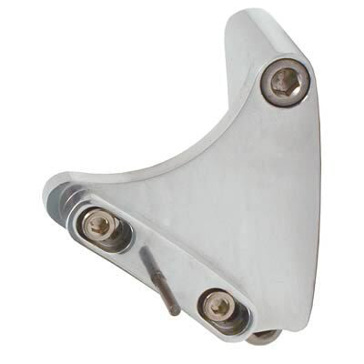 Proflow Timing Pointer, Aluminum, Polished, Adjustable, Chev, Small Block, 6 in, 7 in. Dampers, Each - PFE-R6042 PFE-R6042