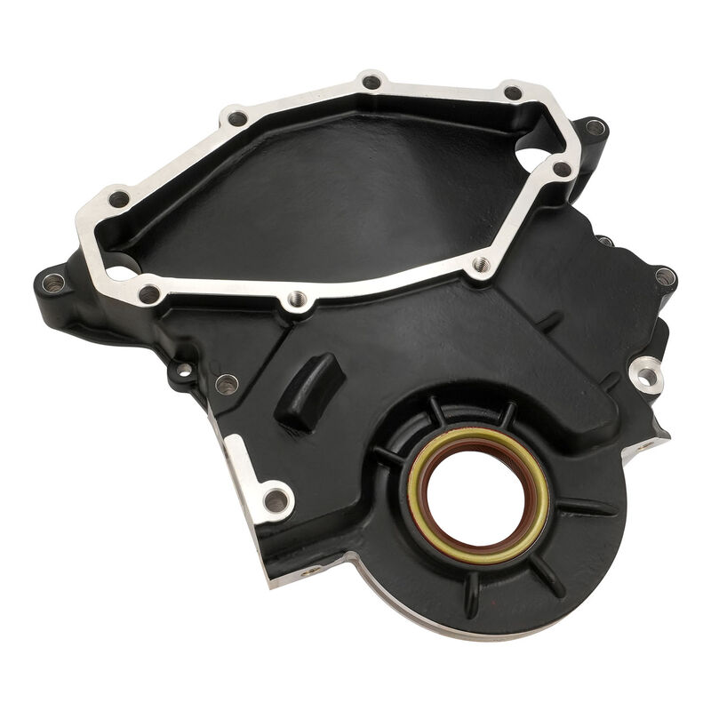 Proflow Timing Cover Kit Aluminium, Holden V8 All 253/308 And 304 EFI, Cast Aluminium, Black - PFE-R6308-BK PFE-R6308-BK