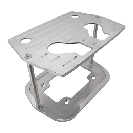 Proflow Battery Hold-Down, Aluminum, Polished, Optima 34/78 or 34 Series - PFE-R6323 PFE-R6323