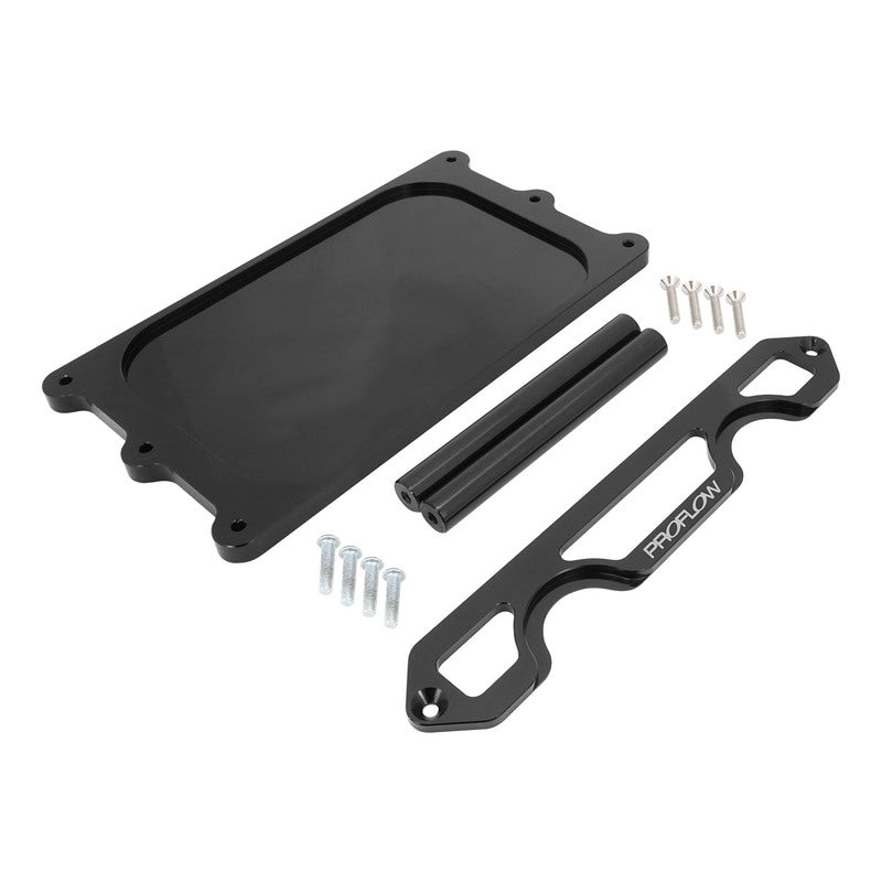 Proflow Battery Hold-Down, Optima 34/78 or 34 Series, Billet Aluminium, All Black Finish - PFE-R6329BK