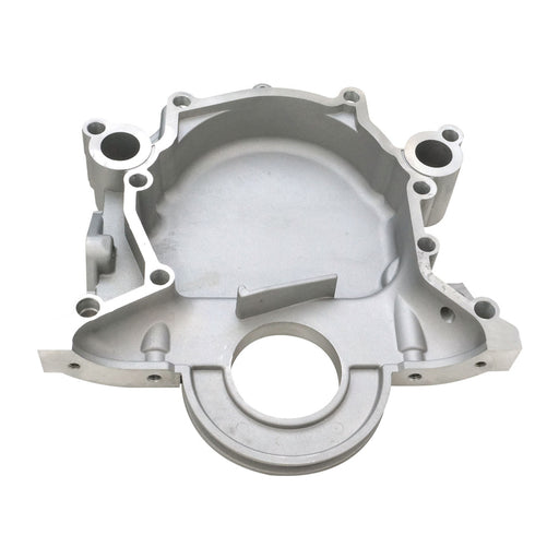 Proflow Timing Cover, 1-piece, Aluminum, Natural, For Ford, Windsor, Standard Rotation With Crank Sensor Boss, 5.0lt, 302, 351W, Each - PFE-R6640