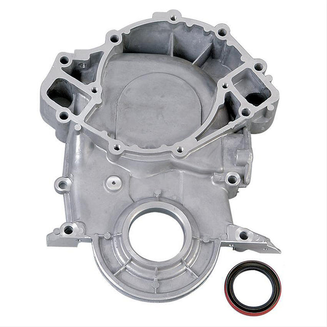 Proflow Timing Cover, 1-Piece, Aluminium, Natural, For Ford, 429/460, Each - PFE-R6646 PFE-R6646