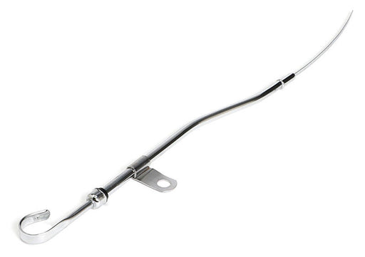 Proflow Engine Oil Dipstick with Tube, To Pan, Steel, Chrome, SBF, 351 Windsor V8 Each - PFE-R9222 PFE-R9222