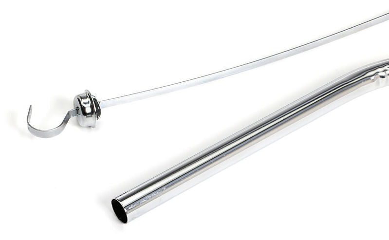 Proflow Transmission Dipstick, Steel, Chrome, TH350, 27 in. Length, Each - PFE-R9421