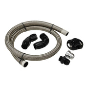 Proflow Cylinder Head Oil Drain Fitting Kit, For Nissan RB20/RB25/RB26, Billet Aluminium, Black - PFE-RBOD-08 PFE-RBOD-08