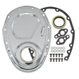 Proflow Timing Chain Cover Kit, SB For Chevrolet with Seal / Gaskets / Hardware (Chrome Steel) - PFE-TC7122KIT PFE-TC7122KIT