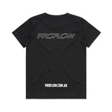 Proflow Logo T-Shirt, Cotton, Black, Youth - PFE-TSHIRT-Y PFE-TSHIRT-Y
