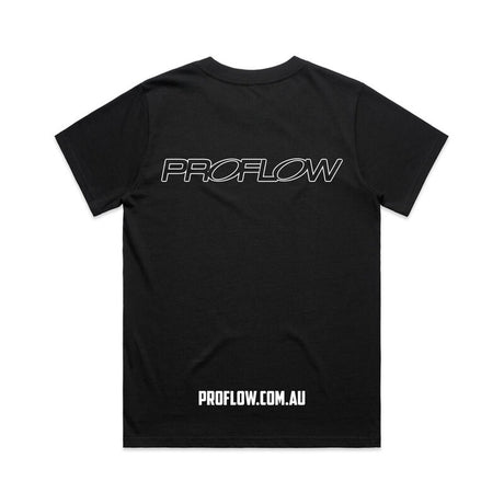 Proflow Logo Womens T-Shirt, Black - PFE-TSHIRT2-W PFE-TSHIRT2-W