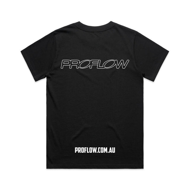 Proflow Logo T-Shirt, Cotton, Black, Women's X-Large Each - PFE-TSHIRT2-WXL PFE-TSHIRT2-WXL