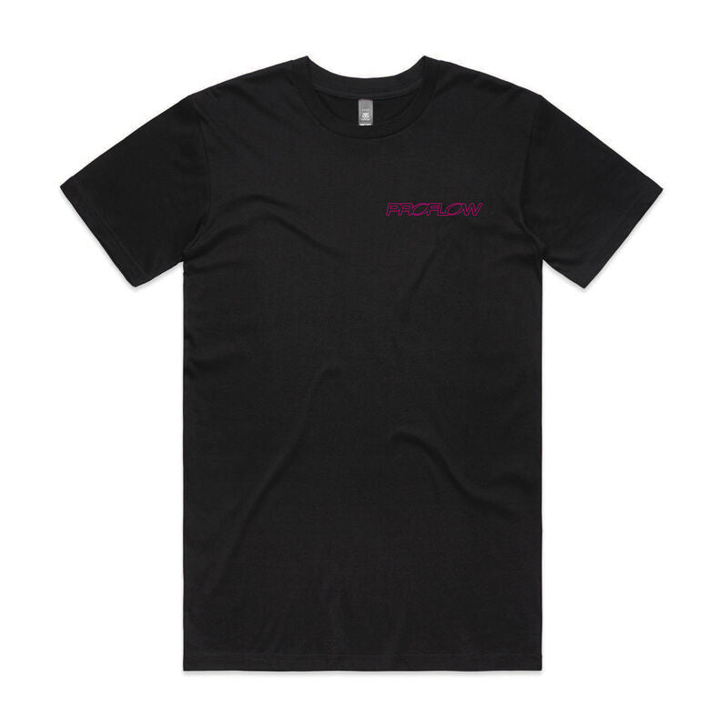 Proflow Pink Logo T-Shirt, Cotton, Men's 3XL, Each - PFE-TSHIRT2-XXXL-P