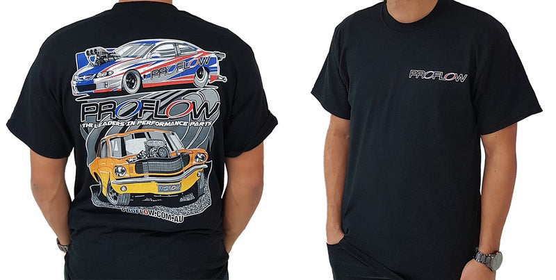 Proflow T-Shirt, Black, Cotton, Men's - PFE-TSHIRT PFE-TSHIRT