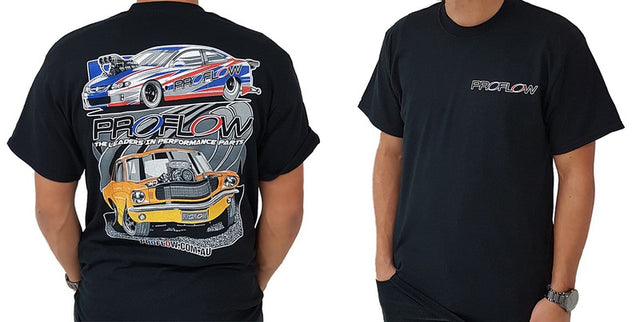 Proflow T-Shirt, Black, Cotton, Men's - PFE-TSHIRT PFE-TSHIRT
