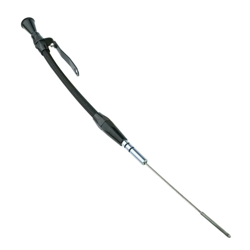 Proflow Engine Dipstick, Braided Stainless Steel Black, Billet Handle, SB For Ford Falcon 289 302W - PFE-XED-5010 PFE-XED-5010